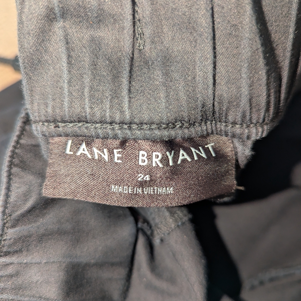 Lane Bryant Black Cropped Pants - Picture 2 of 8